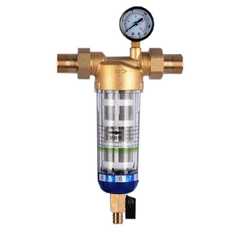 Prefiltro Purificatore Tutta la Casa Spin Down Sedimenti Filtro Acqua Sistema Prefiltro Centrale Controlavaggio Maglia In Acciaio Inox(As Shown D)