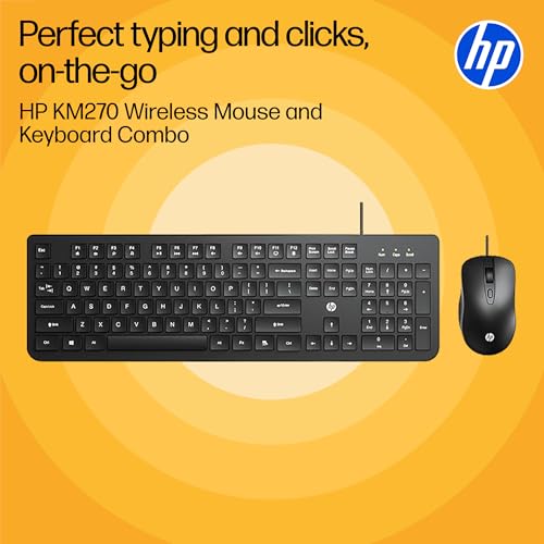 Image of HP KM270 Wireless Mouse and Keyboard Combo (AB3D5AA)