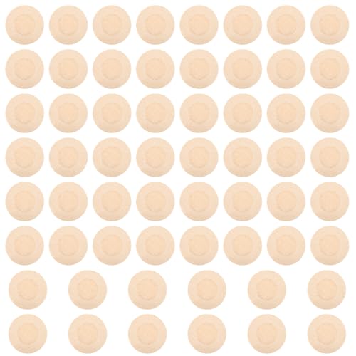60 Pcs Disposable Nipple Covers, Breathable Self-Adhesive Pasties for Women & Men - Invisible Round Nipple Covers for Sports, Gym, Swimming (Nude)