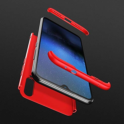 Coque Xiaomi Mi A3 remède anti-rayures housse PC rigide rouge - 5