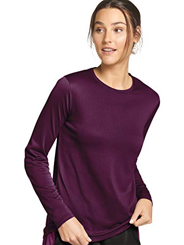Jockey Scrubs Retro Women's Breathe Abilitee Underscrub Tee, Plumberry Wine, Small