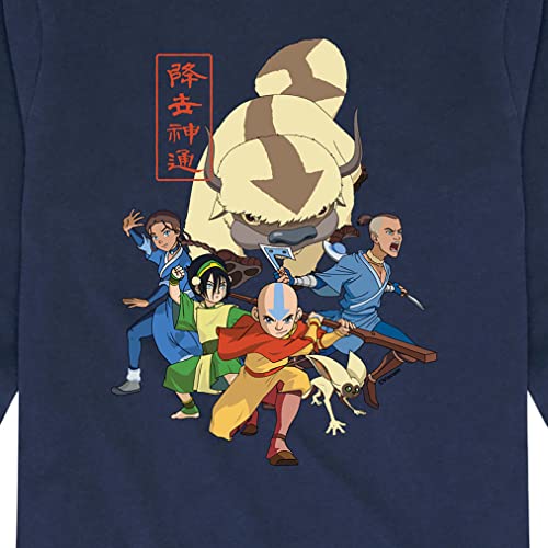HYBRID APPAREL - Avatar: The Last Airbender - Aang Group - Youth Long Sleeve Graphic T-Shirt3