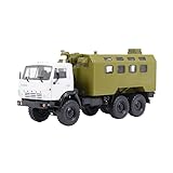 Material: ABS-Kunststoff FloZ Autohistory Russland K4320D KAMAZ-4310 6x6 Militär-LKW 1/43 ABS Panzer vorgebautes Modell