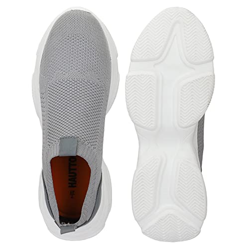 Image of HAUTTON Men's Stylish Light-Weight Breathable Sneakers | Casual Running Ultra Soft Socks Slip-On Padding Walking, Gym Shoes