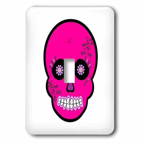 Interrupteur à baïonnette Sugar Skull Día de Los Muertos 3dRose LSP_28870_1 - 2