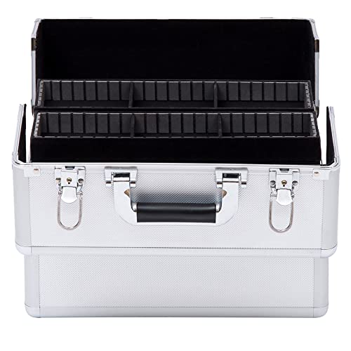 HOMCOM Maletín Maquillaje 36'5x24x29cm 3 Niveles Maleta Neceser Cosmetica Profesional - imagen 6