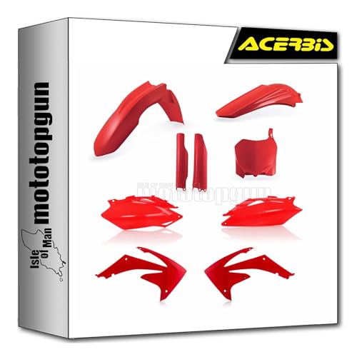 Kit carenage Acerbis 0013979.110 rouge haute résistance pour Honda CRF 250 R
