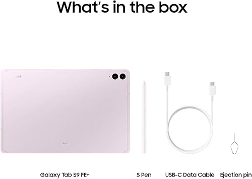 Miniatura 7 de Samsung Galaxy Tab S9 FE+ Plus Tableta Android de 12.4 pulgadas y 256 GB, batería de larga duración, potente procesador, S Pen, cámara de 8 MP,