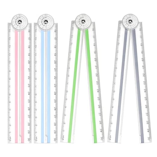 Set of 4 Foldable Rulers