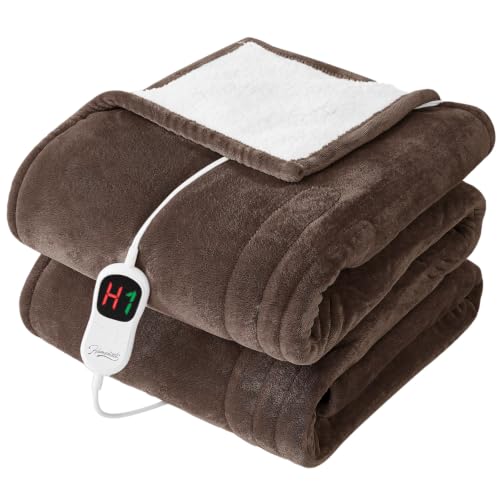 Image of Homemate Heated Electric Blanket Full Size 72 inchx84 inch Heating Blanket