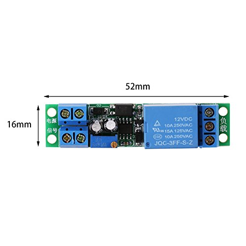 Dc 12V Delay Relay Timer Switch Module Board 0-25 Second Adjustable Timer Relay Turn On/Turn Off Switch Module With Opto-Couplers Isolator #TOP1