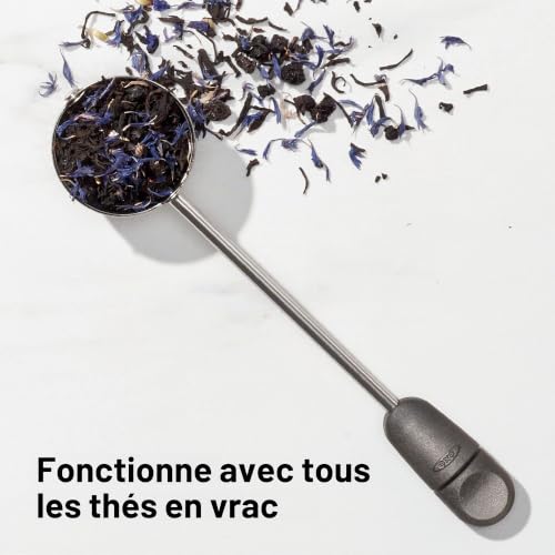 Oxo Good Grips 1410280MLNYK Boule de Thé tordant Argent/Noir – vue 6