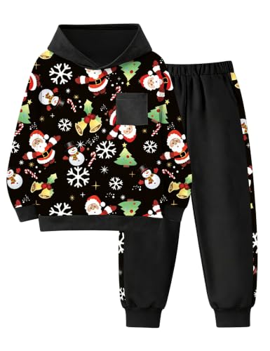 Image of Boys Clothes Fall Winter Outfits Camouflage Long Sleeve Hoodie and Pants 2PC Kids Clothes Boys for 5-14 Years