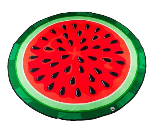 BigMouth Inc. Gigantic Watermelon Beach Blanket, Ultra-Soft Microfiber Towel, 5 Feet Wide