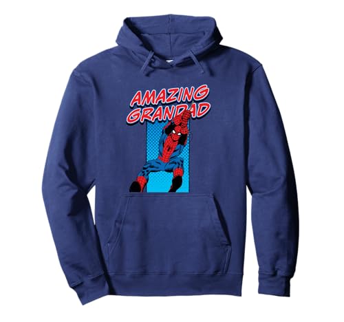 Marvel Corner Box Amazing Spider-Man Grandad Sudadera con Capucha