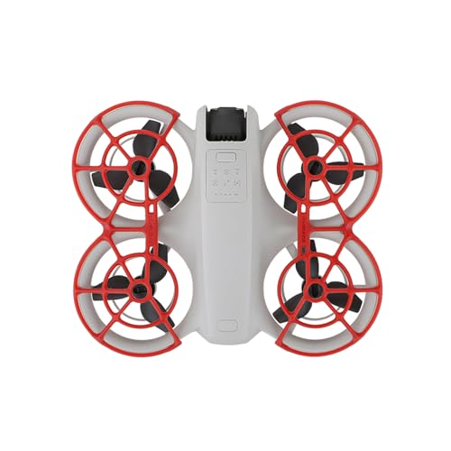 for DJI NEO Propellers Guard Protector Paddles Bumper Blades Protective Cover Ring, for Neo Drone Propeller Wing Anti-Collision Frame Paddles All-Round Protection Accessories (Red)