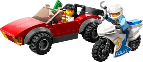 Lego 6425876 City Police Bike Car Chase 60392, Toy With Racing Vehicle & Motorbike Toys For 5 Plus Year Olds, Kids Gift Idea, Set Featuring 2 Officer Minifigures thumb #1