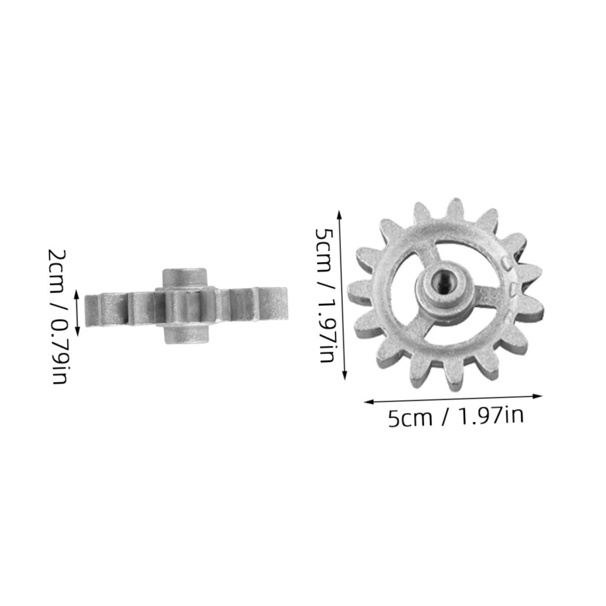 BRIGHTFUFU Diy Rotisserie Motor Gears Metal Grill Rotator Grill Rotisserie Motor Bracket 2pcs