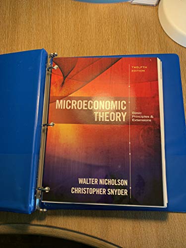 Microeconomic Theory, Loose-Leaf Version 1305629000 Book Cover