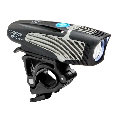 NiteRider Lumina Boost 1000 Bike Light – 1000 Lumens – USB Rechargeable – Boost Mode – Day & Night Road/MTB Headlight – Fits Up to 35mm Handlebars – IP64 Water Resistant