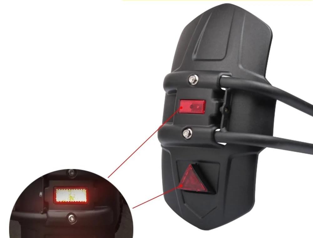 Parafanghi Moto per TRK702X per TRK702 per TRK 702 X per TRK 702X Parafango Posteriore per Moto Accessori Ruota Hugger Mud Guard(Black A)