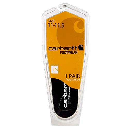 Image of Carhartt Men's Insite Technology Footbed CMI9000 Insole, Black, 11 Medium Wide US