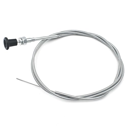 GEARLINTON 237 Rotary Universal Choke Cable Push Pull Control Cable 63 Inner and 60 Conduit (2-3/4 Travel) with Outer Shealth for Mowers and Tractors
