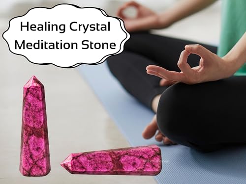 Image of Certified Cobalt Calcite Crystal Tower Obelisk Point For Chakra, Healing And Balancing - Aaa Grade Original Certified Gemstone Agate For Reiki Meditation Yoga Spiritual (2-3 Inches)