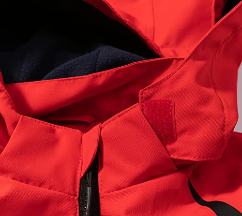 LOKTARC Boys Girls Rain Jacket Kids Lightweight Waterproof Hooded Raincoats Windbreakers4