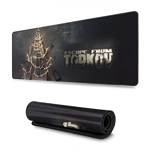 Large Gaming Mouse Pad Tree of Gun Escape from Tarkov Non-Slip Rubber Base for Gamer Water-Resistant for Work & Gaming,Office & Home,Long Mousepad (11.8x31.5in)…