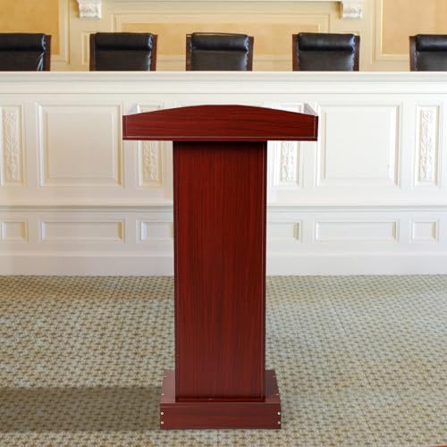 image for BEQUZON Podium Stand for Lectern Presentation Church Classroom, Pulpit