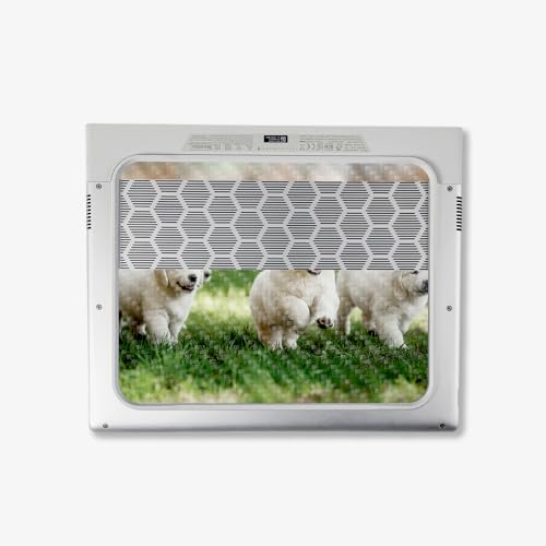 Image of MightySkins Carbon Fiber Skin Compatible with Alienware X14 R2 (2023) Full Wrap Kit - Puppy Pack | Protective, Durable Textured Carbon Fiber Finish | Easy to Apply & Change Styles | Made in The USA