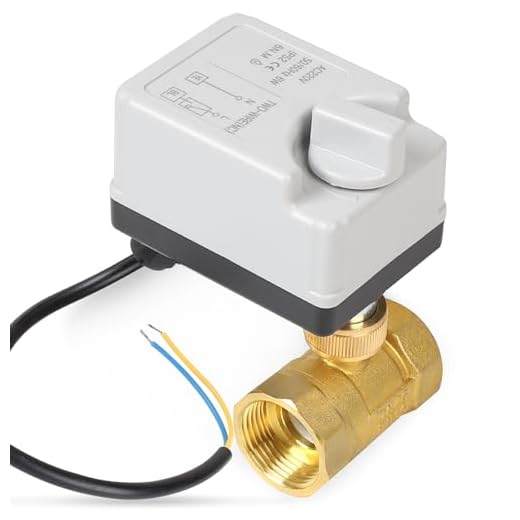SWAWIS 2 Wege Motorkugelhahn mit Manueller Funktion, DN25 1 Zoll AC220V Zonenventil Kugelventil Elektrisch 2 Drähte Ventil Wasserventil Elektrisch Motorventil