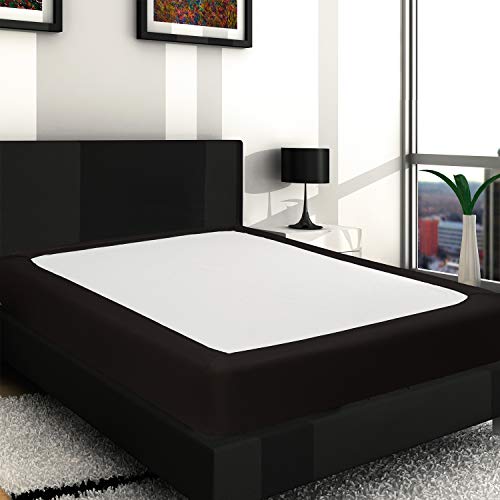 Twin Six Box Spring Cover, Box Spring Wrap Queen/King, Sleek Alternative for Bed Skirts, Extra Gift: Elastic Band (Brown, Full) Michigan 