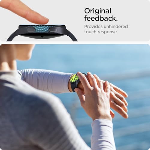 Image of Spigen Glas.tR EZ Fit Tempered Glass Screen Protector Guard for Galaxy Watch 7 (44mm) [2 Pack]