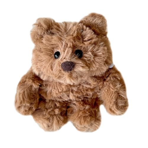 Coque AirPods 4 protection peluche ours marron 3D étui écouteurs sans fil