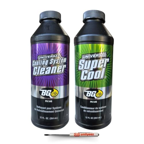 Smilyeez Listing for BG K5901 Cooling System Flush Coolant Service Kit BG Universal Cooling System Cleaner PN 540 & BG Universal PN 546 (1 Kit) & Pocket Screwdriver Bundle