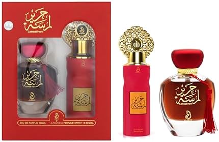 Arabiyat Lamsat Harir Eau de Parfum 100ml โ Unisex Luxury Perfume for Men & Women โ Long Lasting Arabic Fragrance โ Elegant Scent Ideal for Gifting