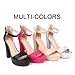 MERUMOTE Women's Fashion Platform Sandals Block Heels Wedding Summer Dress Shoes Nude Matte 9