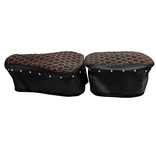 Speedwav Seat Cover For Royal Enfield Bullet Classic 350, 500, Chrome, Desert Storm Cushion_Seat-69 - Pack of 2-image-33