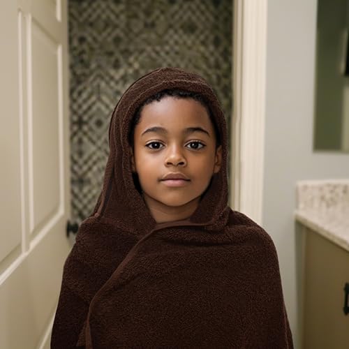 Image of ORIGINAL KIDS Hooded Bath Towel Wrap - Ultra Soft 100% Cotton Kids Towel