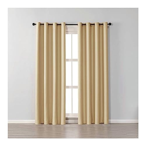  Baumwolle Wärmespeiender Verdunklungsvorhang Mesnt, H274 x B137 cm - Raumverdunkelnder Gelbvorhang
| Mesnt Wärmeisolier