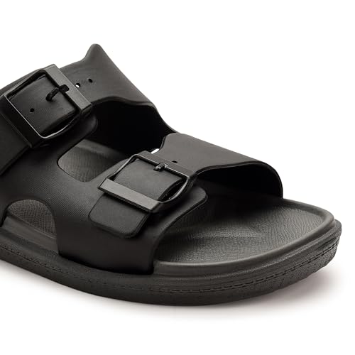 Image of Zoom Shoes FLTM04 Men's Sandals With Adjustable Buckle Strap Ultra Soft & Flexibility Anti Skid Comfortable Waterproof Daily Sandals for Men