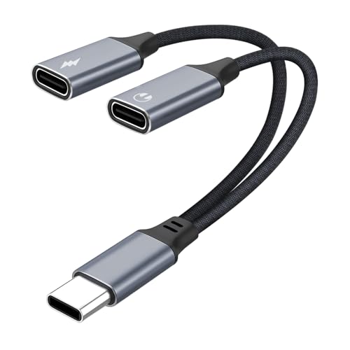 �y2025 MFi�F�ؕi�z�^�C�vc�C���z���W���b�N 2in1 Type-C�C���z���W���b�N��USB-C PD�[�d�ɕϊ�����A�_�v�^�[ �^�C�vc���� �����ʘb���T�|�[�g ���ʒ��� ��?�d�� �}���[�d �����x�i�C�����҂ݎ� iPhone17/16/15/iPa