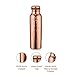 Avador Handcrafted 100% Pure Copper Water Bottle Vessel Hammered Finish 30 Oz. Leak Proof Gift Set Box Ayurveda Health Benefit