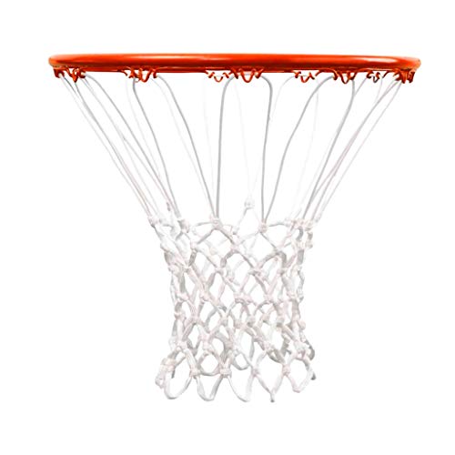 CDsport, Filet de Basket Professionnel, Filet de Basket-Ball, Anti-effilochage, Taille Réglementaire, pour Paniers Standard, Ultra Résistant, en Nylon, 200gr