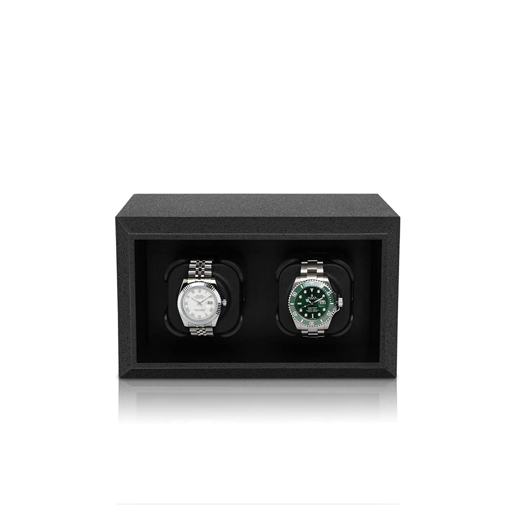 Uhrenbeweger Affinity für 2 Uhren Watch Winder for 2 Wachtes Black