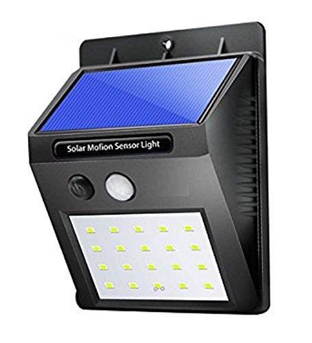 VVJ EnterpriseEver Brite Solar Power LED Light Outdoor Motion Activated Sensor for Home Garden, Balcony, Main Door and Other Outdoor Areas