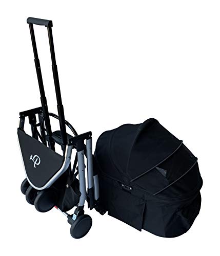 Petique ST09020000 Newport | 3-in-1-Luxusreisesystem | Haustier-Buggy | abnehmbare Tragetasche | Autositz | Hundewagen | Hundebuggy | Für Haustiere bis zu 15,5 kg | Innenraum 60 x 35 x 50 cm, 7.6 kg