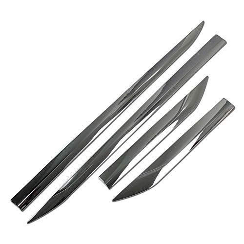 RUIQ トヨタ 新型 ハリアー 80系 専用 外装 クロームメッキ サイド ドア アンダー モール Toyota Harrier 専用 設計